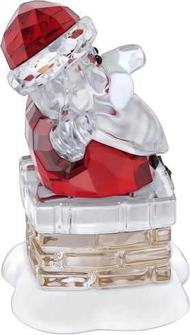 Swarovski Holiday Cheers Santa Claus and Chimney in Kuwait