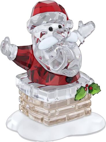 Swarovski Holiday Cheers Santa Claus and Chimney in Kuwait