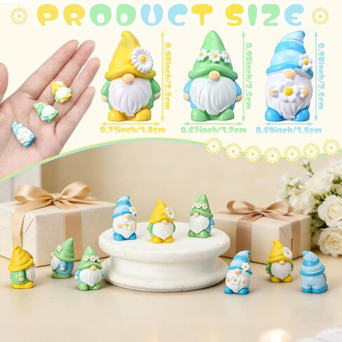 Colingmill 30 جهاز كمبيوتر شخصى الربيع مصغرة ديزي التماثيل تمثال صغير الراتنج جنوم السائبة مصغرة الربيع جنوم التماثيل الجنية حديقة الملحقات لجدول المناظر الطبيعية فناء ساحة الحديقة أواني النباتات ديكور المنزل (لطيف) in Kuwait