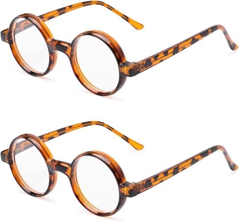 The Cambridge Iris Style Round Reading Glasses, Totally Round Readers, Black and Brown Tortoise in Saudi Arabia
