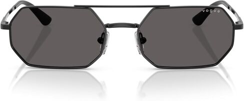 Vogue Eyewear Women's VO4329S Octagonal Sunglasses, Rose Gold/Dark Green Polarized, 55 mm in Kuwait