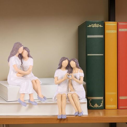 تمثال الصداقة الأخت GrivSheen - هدية عيد ميلاد ذات معنى أفضل صديق للنساء، الأخوات من القلب، أخوات الروح، أخت القانون، الأمهات والبنات، أو لمسافات طويلة in Kuwait