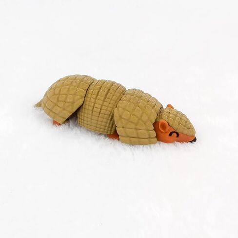 Colorful Articulated Armadillo – 3D Printed Fidget Toy for Stress Relief and Desk Fun – 4 Inch in Saudi Arabia