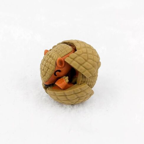 Colorful Articulated Armadillo – 3D Printed Fidget Toy for Stress Relief and Desk Fun – 4 Inch in Saudi Arabia