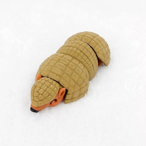 Colorful Articulated Armadillo – 3D Printed Fidget Toy for Stress Relief and Desk Fun – 4 Inch in Saudi Arabia