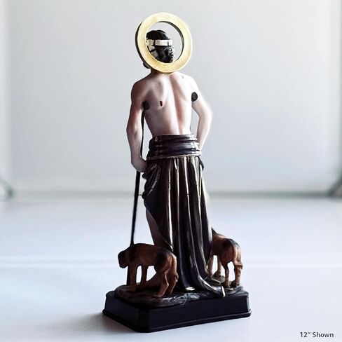 moicla Saint Lazarus Resin Statue - 12" Catholic Figurine | San Lazaro, Figura Catolica - Estatua de Resina in Saudi Arabia
