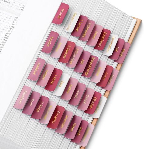 Mr. Pen- Bible Tabs, 75 Tabs, Oak Forest, Laminated Bible Tabs for Women and Men, Bible Tabs for Study Bible, Bible Index Tabs, Bible Book Tabs, Bible Labels Tabs, Mr Pen Bible Tabs in Kuwait