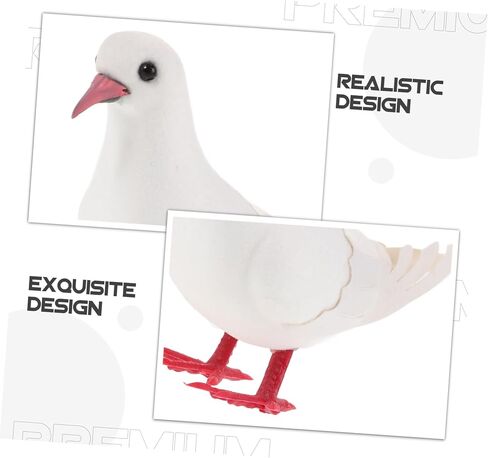 Artificial Pigeon Model Realistic Dove Figurine for Home and Garden Decor Garden Bird Statue Landscape Dove Decoration Outdoor Lawn Ornament in Saudi Arabia