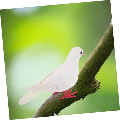 Artificial Pigeon Model Realistic Dove Figurine for Home and Garden Decor Garden Bird Statue Landscape Dove Decoration Outdoor Lawn Ornament in Saudi Arabia