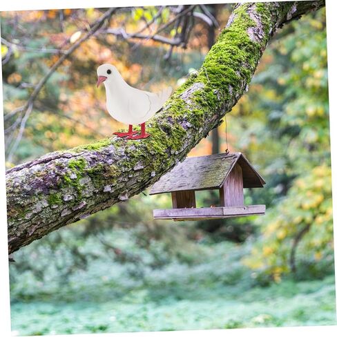 Artificial Pigeon Model Realistic Dove Figurine for Home and Garden Decor Garden Bird Statue Landscape Dove Decoration Outdoor Lawn Ornament in Saudi Arabia