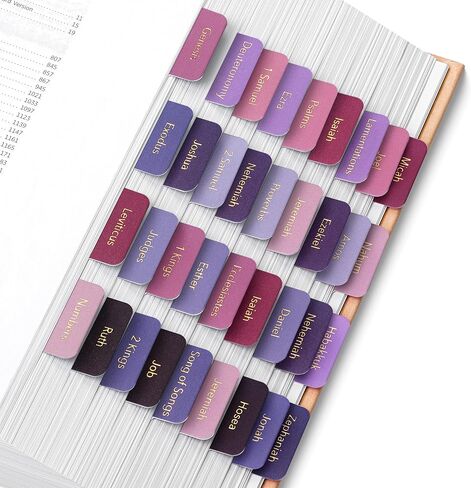 Mr. Pen- Bible Tabs, 75 Tabs, Oak Forest, Laminated Bible Tabs for Women and Men, Bible Tabs for Study Bible, Bible Index Tabs, Bible Book Tabs, Bible Labels Tabs, Mr Pen Bible Tabs in Kuwait