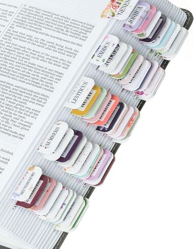 Mr. Pen- Bible Tabs, 75 Tabs, Oak Forest, Laminated Bible Tabs for Women and Men, Bible Tabs for Study Bible, Bible Index Tabs, Bible Book Tabs, Bible Labels Tabs, Mr Pen Bible Tabs in Kuwait