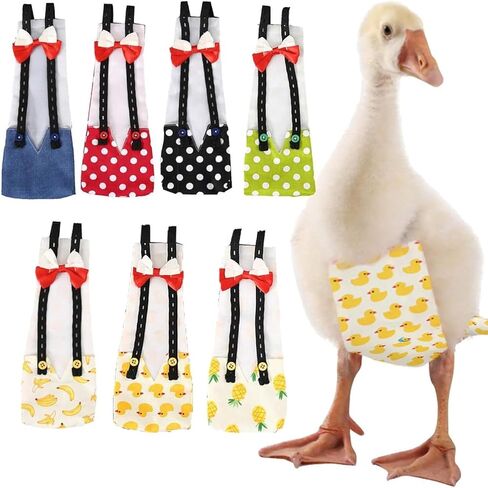 QBLEEV Pet Cole Duck Diaper Nappy Poultry Cloth for Goose Hen Chicken Fashionable in Kuwait