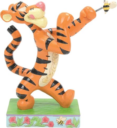 Enesco Disney Traditions by Jim Shore Winnie The Pooh Tigger Fighting a Bee Figurine, 5.5 Inch, Multicolor in Saudi Arabia