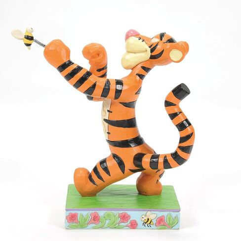 Enesco Disney Traditions by Jim Shore Winnie The Pooh Tigger Fighting a Bee Figurine, 5.5 Inch, Multicolor in Saudi Arabia