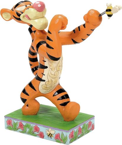 Enesco Disney Traditions by Jim Shore Winnie The Pooh Tigger Fighting a Bee Figurine, 5.5 Inch, Multicolor in Saudi Arabia