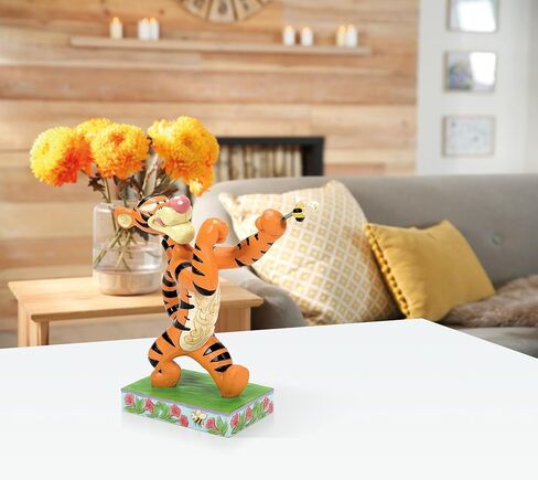 Enesco Disney Traditions by Jim Shore Winnie The Pooh Tigger Fighting a Bee Figurine, 5.5 Inch, Multicolor in Saudi Arabia
