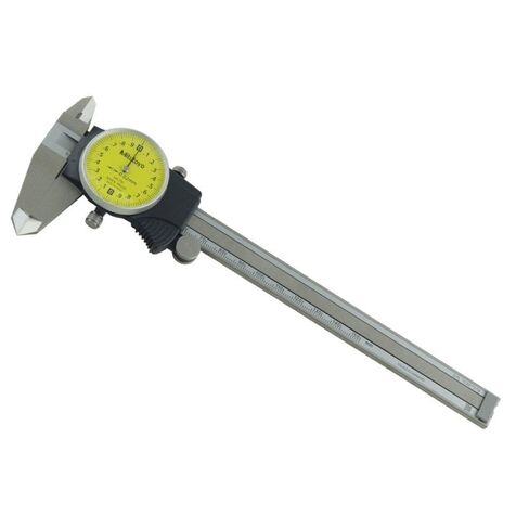 Mitutoyo 505-730 D15TX Dial Caliper, 2 mm/Rev, 0 mm-150 mm, 0.02 mm in Saudi Arabia