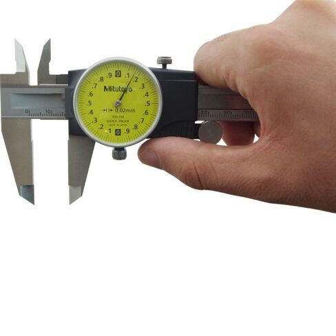 Mitutoyo 505-730 D15TX Dial Caliper, 2 mm/Rev, 0 mm-150 mm, 0.02 mm in Saudi Arabia