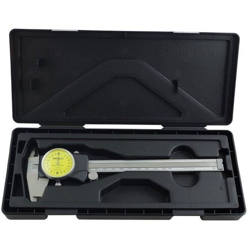 Mitutoyo 505-730 D15TX Dial Caliper, 2 mm/Rev, 0 mm-150 mm, 0.02 mm in Saudi Arabia