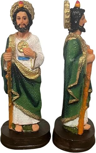 CHAVARIOS San Judas Tadeo 5 1/4 inches, 13.5 cm Statue Home Decor Religious R in Saudi Arabia