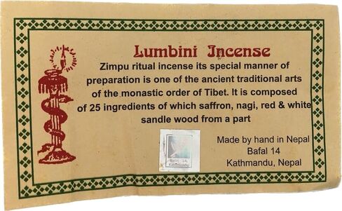 Karma Handicrafts 3 Set Tibetan Hand Rolled Lumbini Rope Incense Natural Yoga Scent Nepal 45 per Pack in Saudi Arabia