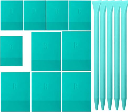 مطاط Boolooen Mini Squeegee ， مُحسّن للاستخدام مع الإستنسل المدعوم بالشبكة والتحويلات - الممسحة الصغيرة لمكانة معجون معجون الخشب ، والطلاء ، والشاشة (8) in Kuwait