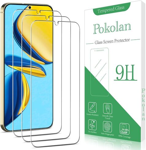 Pokolan [3 Pack Screen Protector for Samsung Galaxy A15 5G / A15 Tempered Glass, Touch Sensitivity, Bubble Free, Anti Scratch in Saudi Arabia