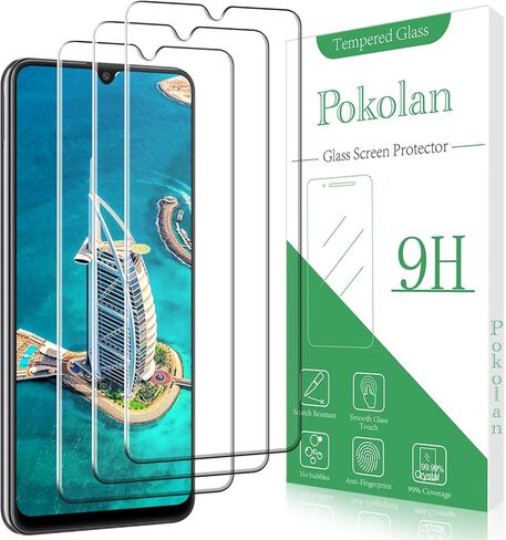 Pokolan [3 Pack Screen Protector for Samsung Galaxy A15 5G / A15 Tempered Glass, Touch Sensitivity, Bubble Free, Anti Scratch in Saudi Arabia