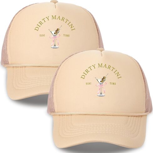Hercicy Dirty Martini Social Club Trucker Hat Drinking Baseball Hat Adjustable Club Party Cap for Bachelor Bachelorette in Saudi Arabia