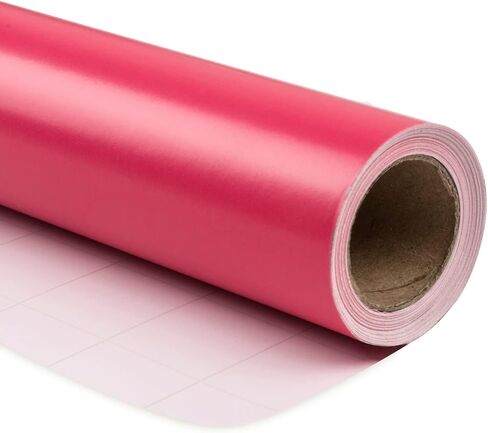 Ruspepa Red Wrapp Paper Color Solid - Mini Roll - لحفل الزفاف والاستحمام والاستحمام والمبروك والعطلات - 17 بوصة × 32.8 قدمًا in Kuwait