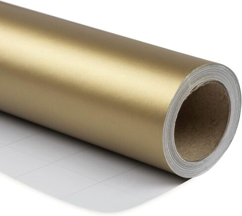Ruspepa Red Wrapp Paper Color Solid - Mini Roll - لحفل الزفاف والاستحمام والاستحمام والمبروك والعطلات - 17 بوصة × 32.8 قدمًا in Kuwait