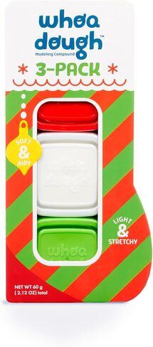 Chuckle & Roar - Whoa Dough Holiday Gingerbread - Arts and Crafts - Fun for Toddlers - Safe and allergen Free - Stocking Stuffer Gift in Kuwait