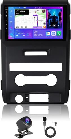 Android Radio for Ford F150 2009-2014-Android 14 ، 13.1 "Qled Touchnes ، CPU-Core-Core ، Carplay و Android Auto ، Bluetooth 5.0،4G LTE ، GPS Mavigation ، Camera HD Backup in Saudi Arabia