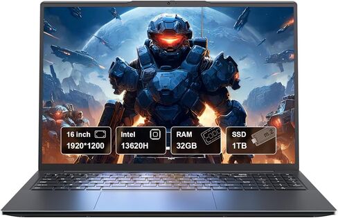 15.6 "جهاز كمبيوتر محمول للألعاب FHD مع AMD Ryzen 9 6900HX (8/16 ، حتى 4.9 جيجا هرتز) ، 32 جيجابايت من ذاكرة الوصول العشوائي DDR5 ، 1TB NVME SSD Windows 11 Pro Baptops ، Lacklit KB ، Privacy Camera ، USB-C ، Photerprint ، High-Proformance in Kuwait