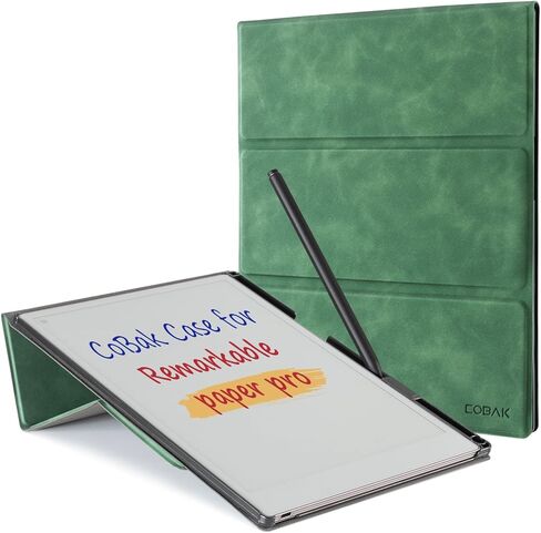 COBAK CASE for Paper PROPER PRO -WITH PEN ، وتخزين NIB ، وتصميم مريح للراحة المعززة للكتابة - الخيار الأمثل لحالة POPER PORE الرائعة مع حامل القلم （رمادي） in Kuwait