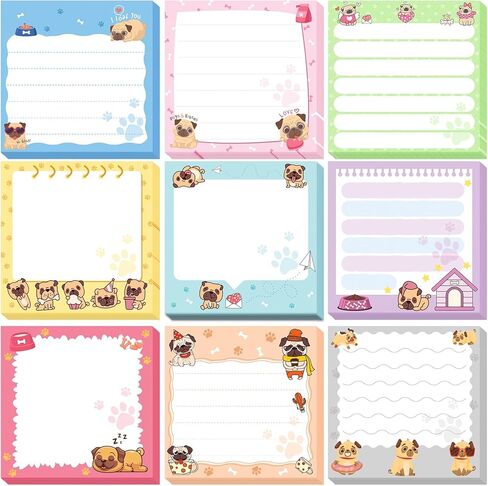 Bee Gift Sticky Notes - 9 PCS Honey Bees Self Stick Note Pads to Do List Memo Pads Bee Themed Gifts for Bee Lovers Student Teacher Women Office School Study Supplies 3x3 Inches in Kuwait