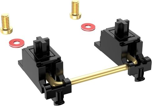 DUROCK V2 Screw-in Stabilizers With 2u 6.25u 7u Wires, PCB Mount for Mechanical Keyboards (V2 Pink 100% Kit) in Kuwait