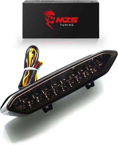 ضوء خلفي للدراجة النارية MZS، مؤشر LED متكامل لإشارة الانعطاف باللون الأحمر متوافق مع ZX6R 2018-2023 | ZX10R ZX-10R ZX10RR ZX-10RR 2016-2024 | Z1000 2014-2021 in Saudi Arabia