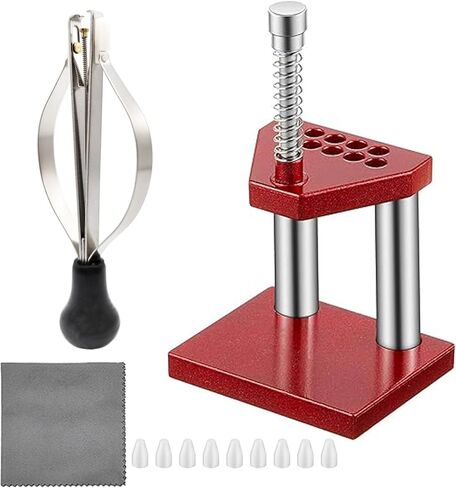 شاهد مجموعة أدوات إصلاح اليدين مع الإزالة وضغط أدوات ، Watchmaker Watch Hand Presto Presser Presster Puller Plunger Plunger ، أدوات إعداد اليد على Wristwatch in Saudi Arabia