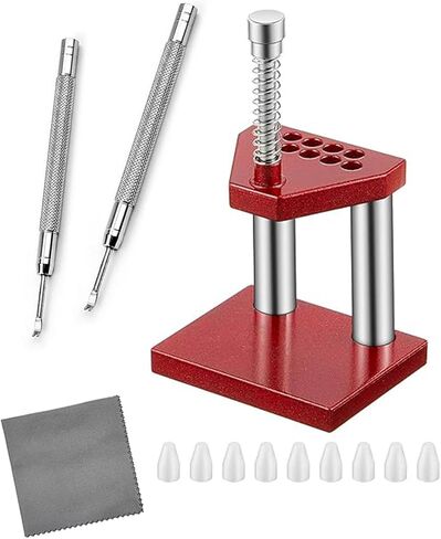 Watch Hands Repair Tool Kit with Removal and Press Tools, Watchmaker Watch Hand Presto Presser Lifter Puller Plunger Remover, Wristwatch Hand Setting Tools in Saudi Arabia