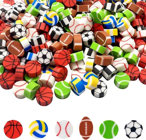 300 Pieces Rainbow Mini Erasers, Assortment Novelty Pencil Erasers Bulk for Rewards Prizes Gift in Kuwait