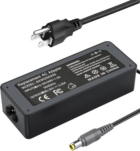 65W USB Tip AC Adapter Laptop Charger for Lenovo ideapad G50-45 G51-35 G50-70 G50-80 U530 300-17ISK 700-15ISK G40-80 Thinkpad 11e Yoga 11e Chromebook E570 E555 E550 T540P T440 T440P Power Supply Cord in Kuwait