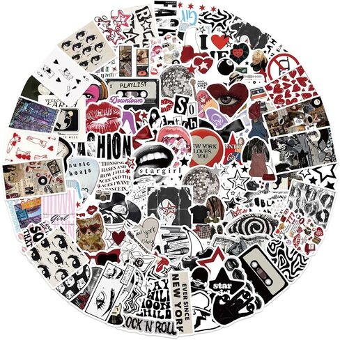 107Pcs Sober Stickers, Vinyl Sobriety Stickers Decals for Laptop Water Bottle Bumper Luggage Computer Skateboard, Recovery Gifts, Birthdays Halloween Christmas Party Supplies Gifts in Kuwait