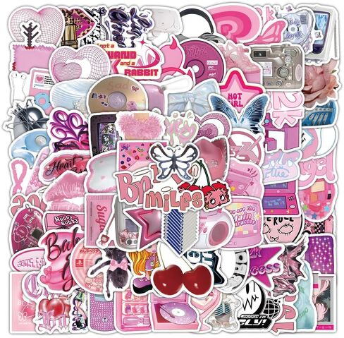 107Pcs Sober Stickers, Vinyl Sobriety Stickers Decals for Laptop Water Bottle Bumper Luggage Computer Skateboard, Recovery Gifts, Birthdays Halloween Christmas Party Supplies Gifts in Kuwait