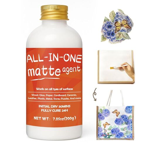 Sealer, Decoupage Glue & Gloss Finish, All-in-One Clear Craft Glue, Perfect for Indoor and Outdoor DIY Crafts and Art Projects, with Quick Dry & Cure Time (Gloss) in Kuwait