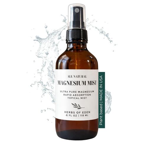 | Pure Magnesium Body Mist Extra Strength | Organic Topical Spray Rapid Absorption Promote Calm Deep Sleep For Sore Achy Cramped Muscles and Restless Leg Discomfort Melatonin Alternative | Made in USA (Aromatherapy Blend) in Saudi Arabia