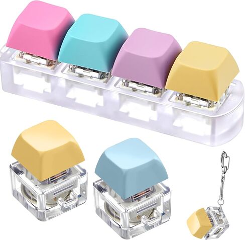 Taiyin Decompression Toys Keyboard Clicker Toy Keyboard Cube Mechanical Key Keyboard Button Stress Relief for Adult Gifts to Relief Pass Time in Kuwait