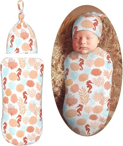 ازتيك نمط الوليد قماط البطانيات قبعة مجموعات لينة الطفل تلقي قماط بطانية كيس للطفل دش الرضع صبي فتاة هدية in Kuwait