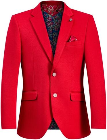 Elie Balleh Men’s Solid Blazer and Sports Coat, Premium Stylish & Comfortable with Natural Stretch, Distinctive Design, White X-Large in Saudi Arabia